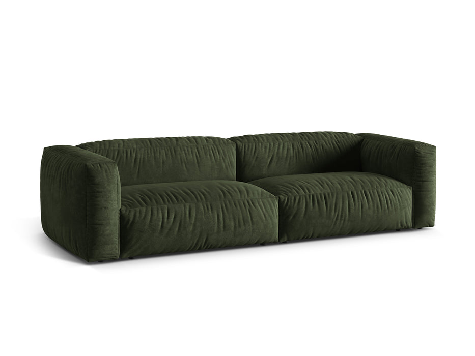Four-seater velvet sofa Martina