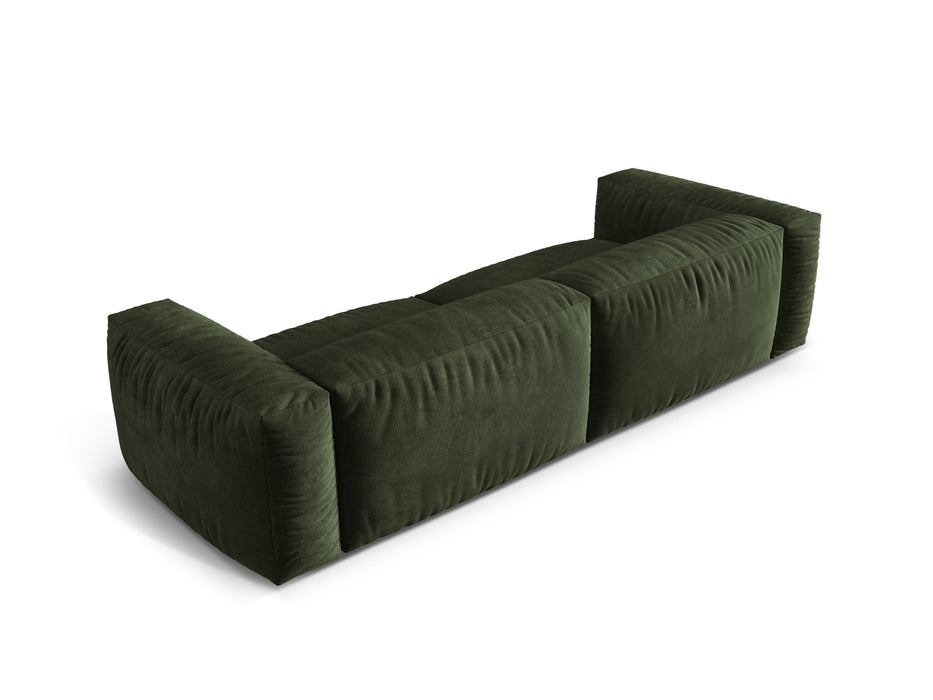 Four-seater velvet sofa Martina