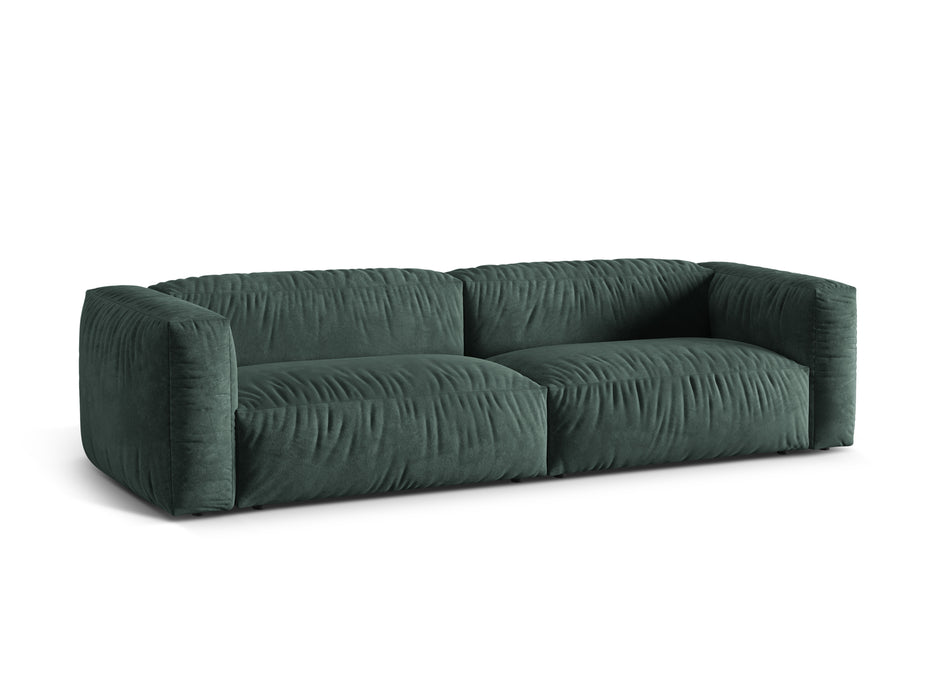Four-seater velvet sofa Martina