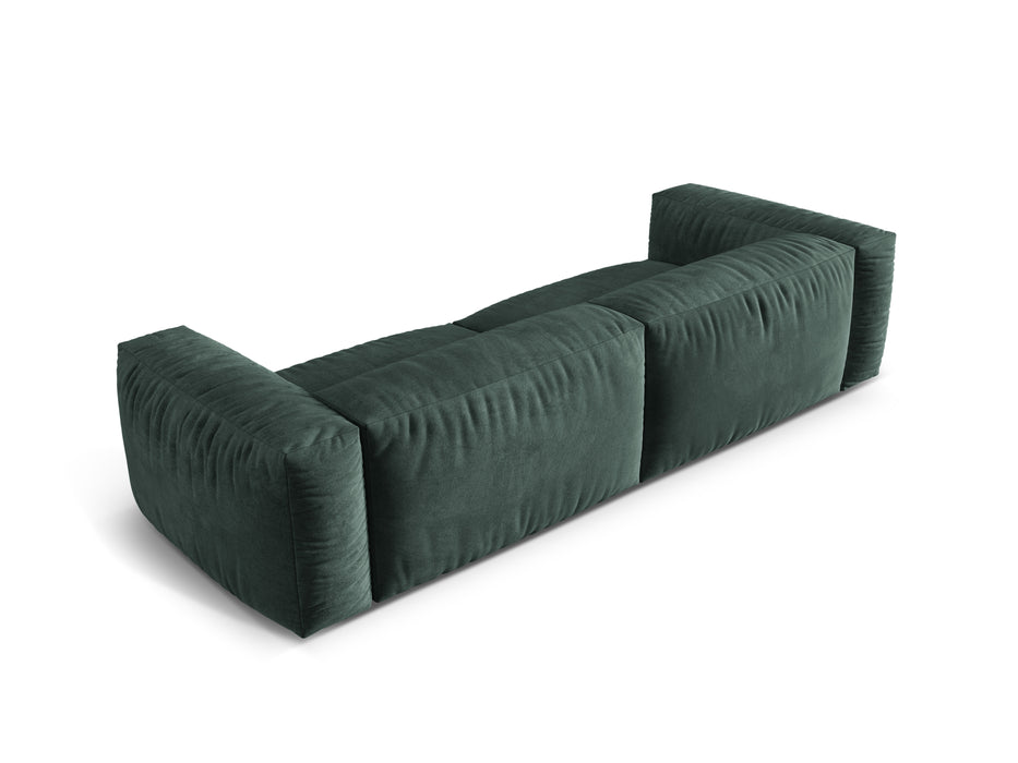 Four-seater velvet sofa Martina