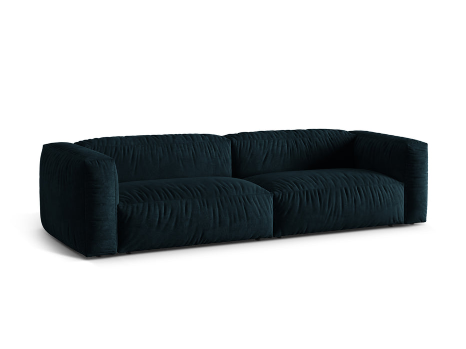 Four-seater velvet sofa Martina