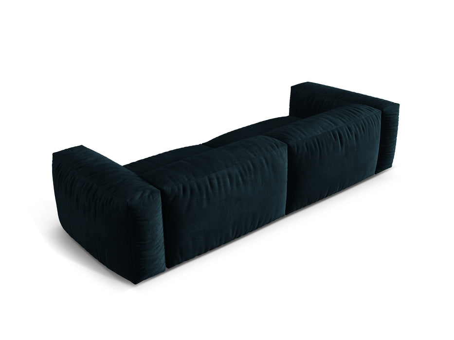 Four-seater velvet sofa Martina