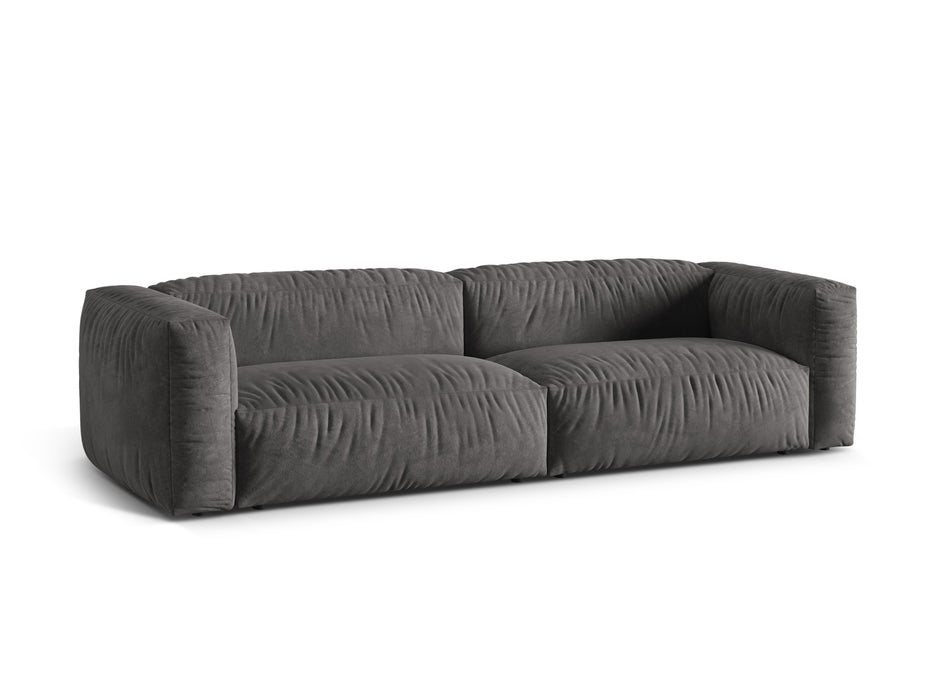 Four-seater velvet sofa Martina