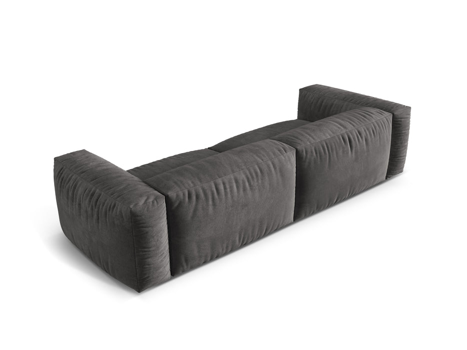 Four-seater velvet sofa Martina