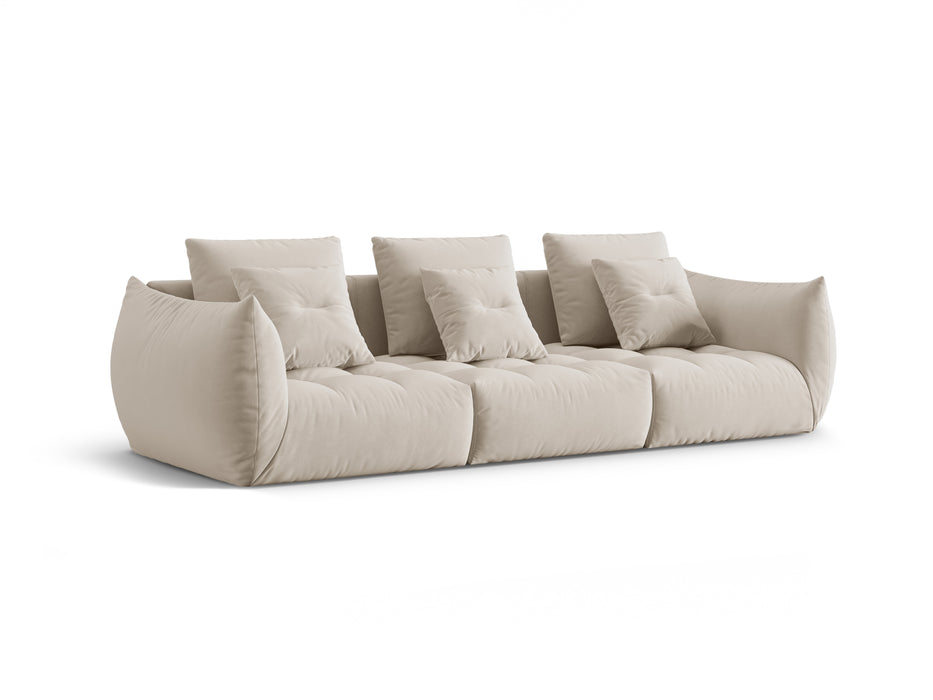 Velveto keturvietė modulinė sofa Bloom
