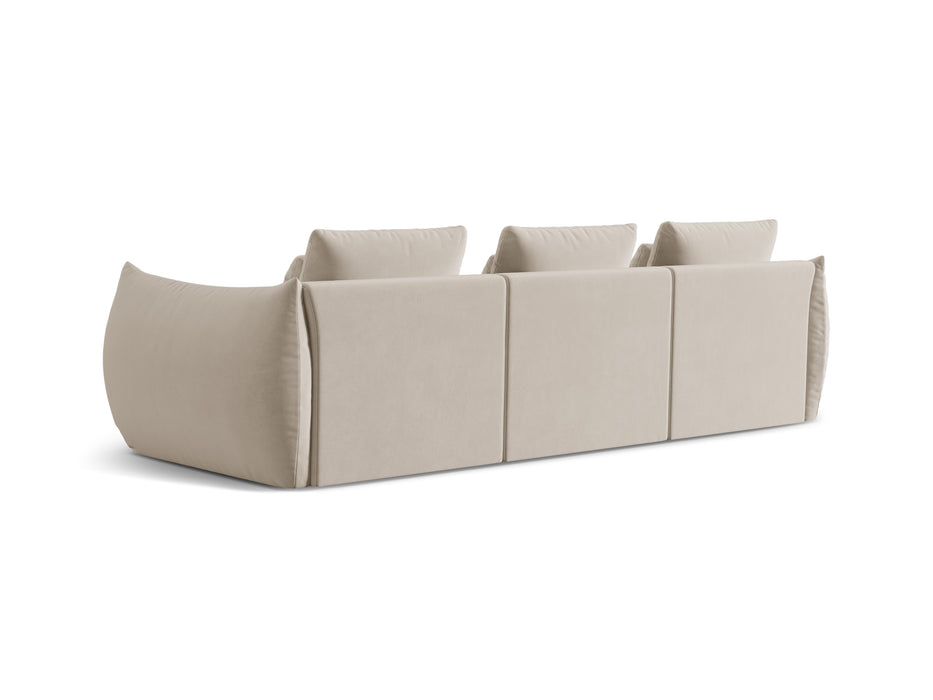 Velveto keturvietė modulinė sofa Bloom