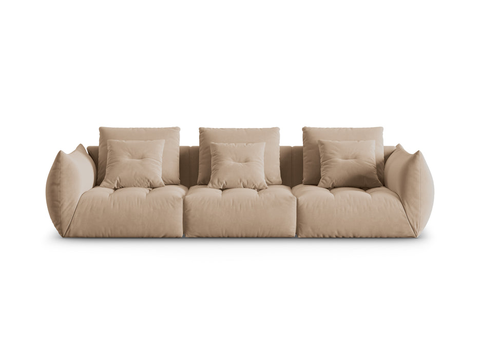 Velveto keturvietė modulinė sofa Bloom