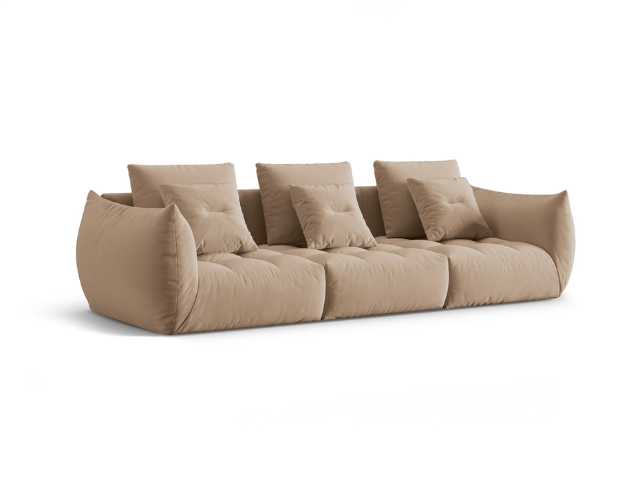 Velveto keturvietė modulinė sofa Bloom