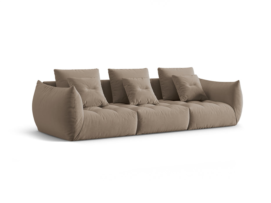 Velveto keturvietė modulinė sofa Bloom