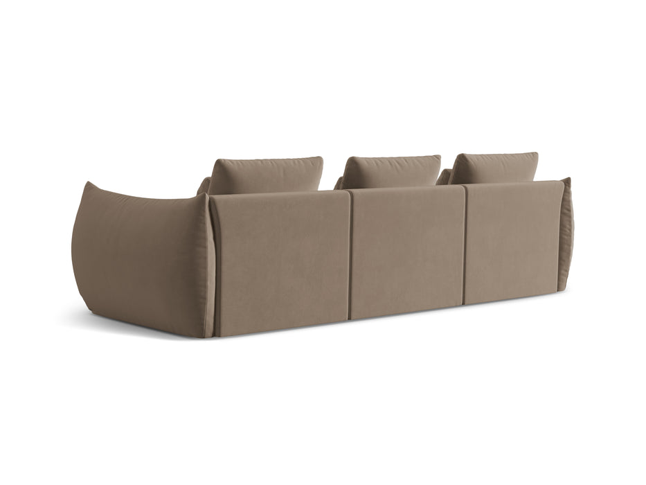 Velveto keturvietė modulinė sofa Bloom