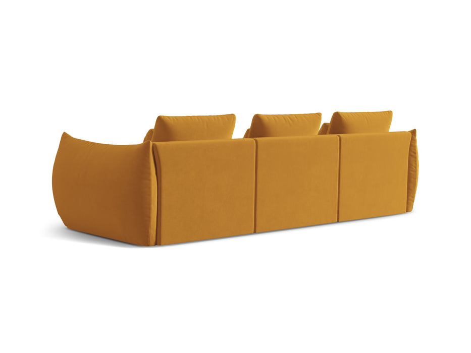Velveto keturvietė modulinė sofa Bloom
