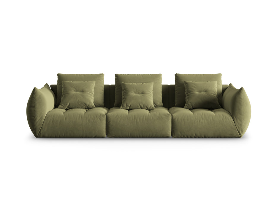 Velveto keturvietė modulinė sofa Bloom