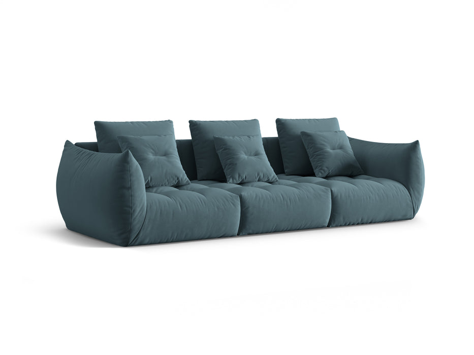 Velveto keturvietė modulinė sofa Bloom