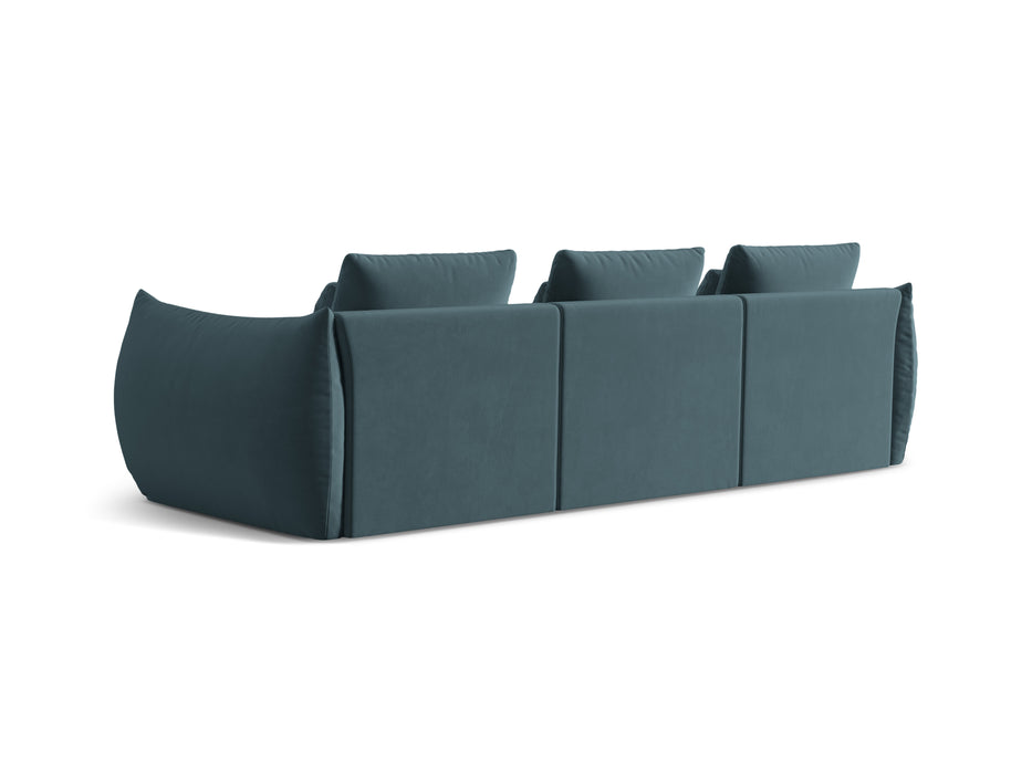 Velveto keturvietė modulinė sofa Bloom