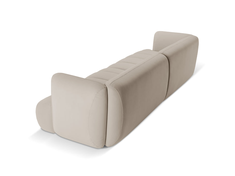 Velveto keturvietė modulinė sofa Harry