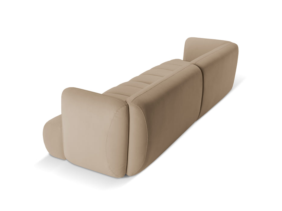 Velveto keturvietė modulinė sofa Harry