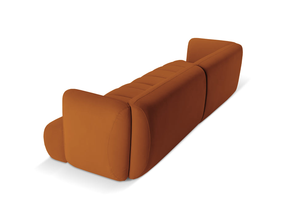 Velveto keturvietė modulinė sofa Harry