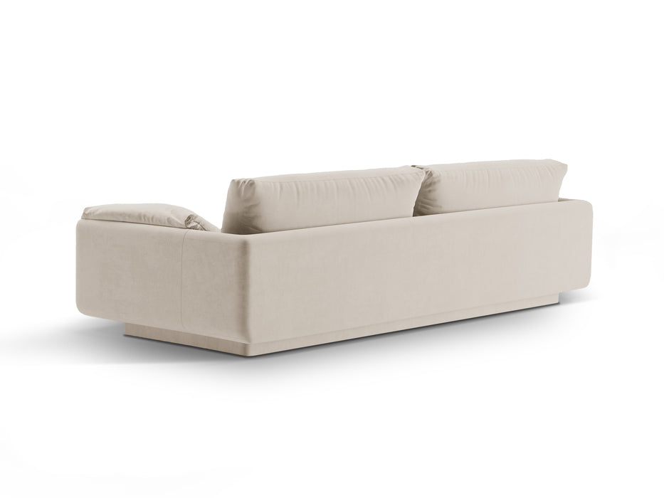 Four-seater velvet sofa Torino