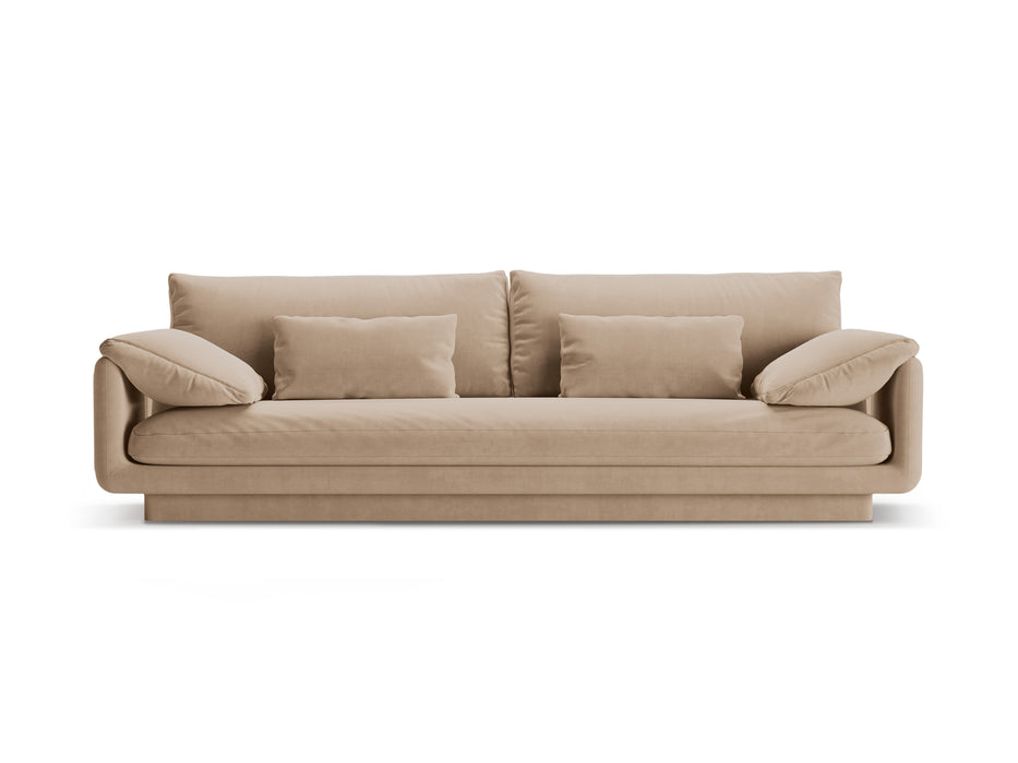Four-seater velvet sofa Torino