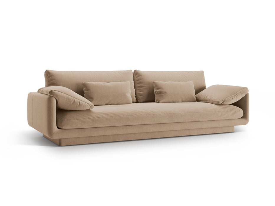 Four-seater velvet sofa Torino