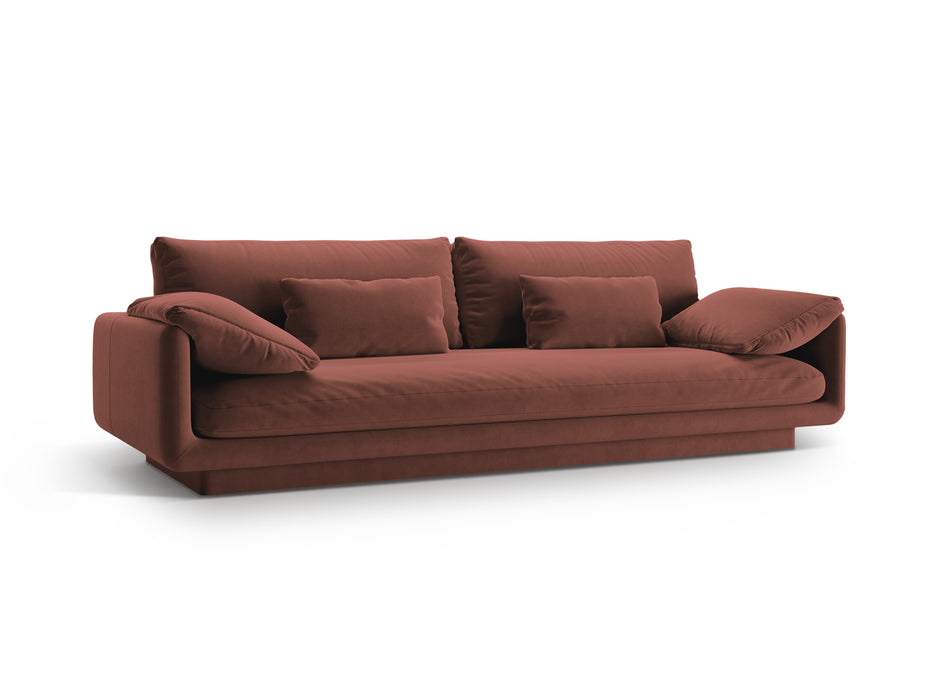 Four-seater velvet sofa Torino