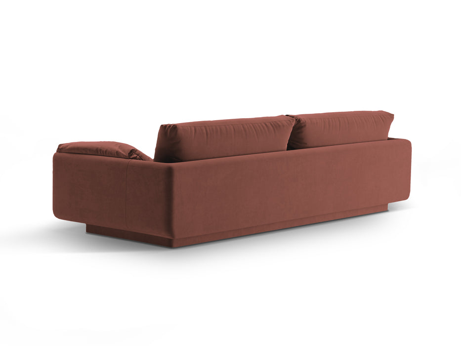 Four-seater velvet sofa Torino