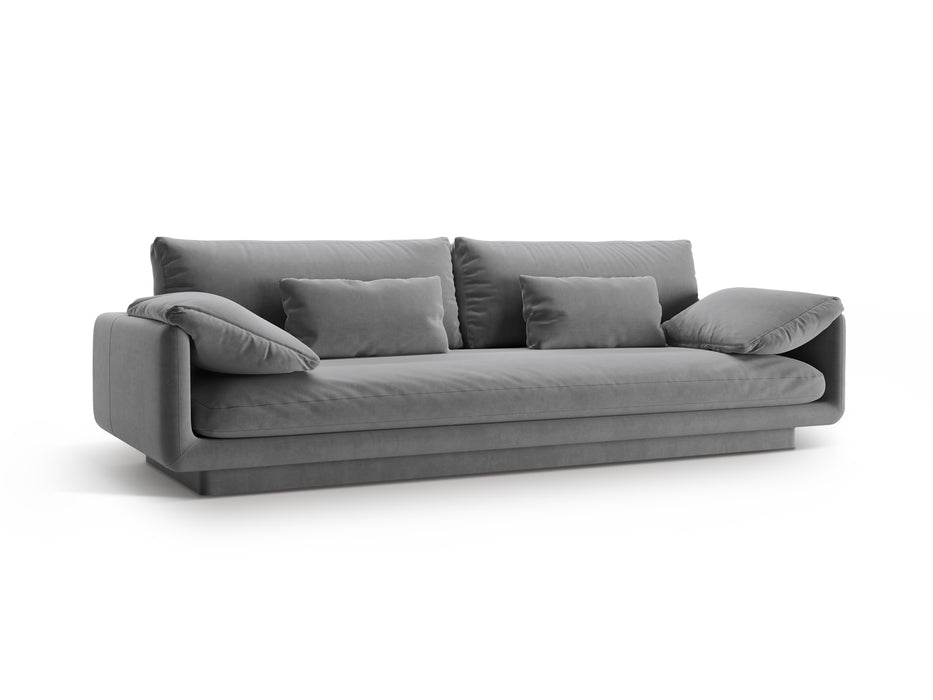 Four-seater velvet sofa Torino