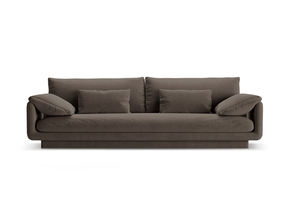 Four-seater velvet sofa Torino