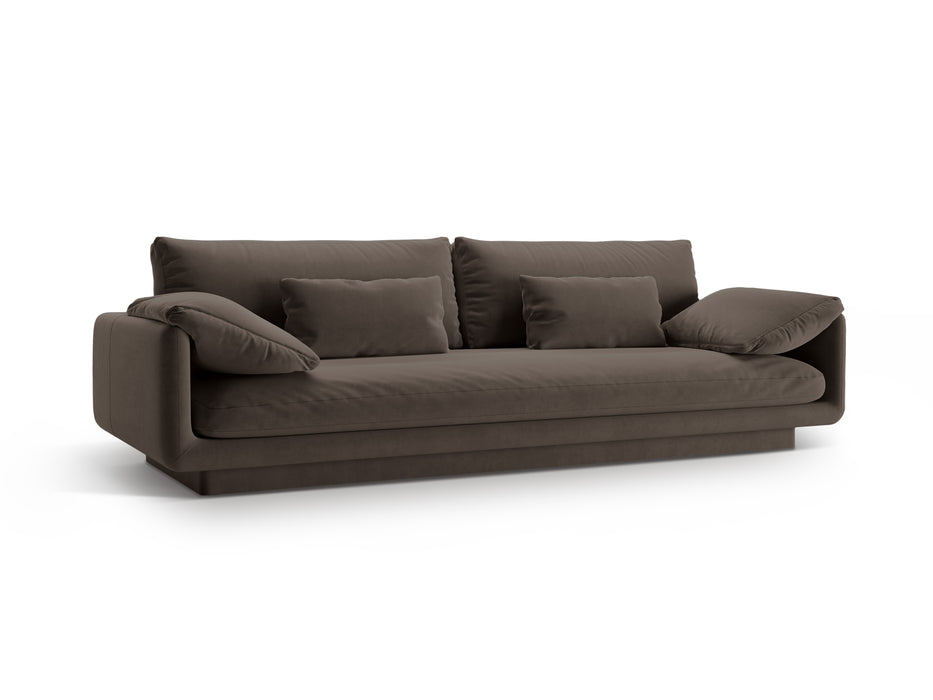 Four-seater velvet sofa Torino