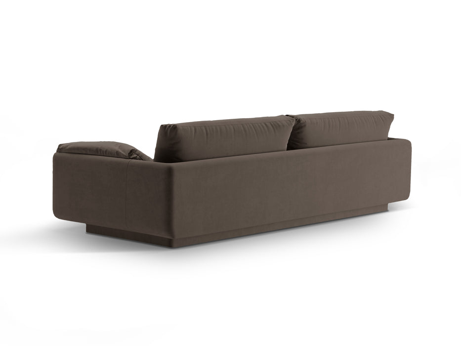 Four-seater velvet sofa Torino