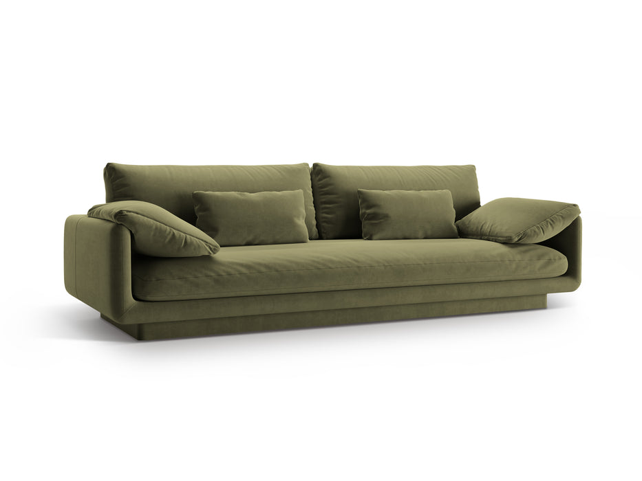 Four-seater velvet sofa Torino