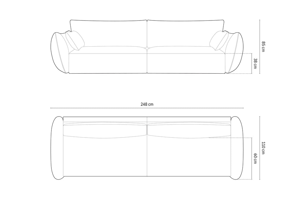 Keturių vietų sofa Kaelle