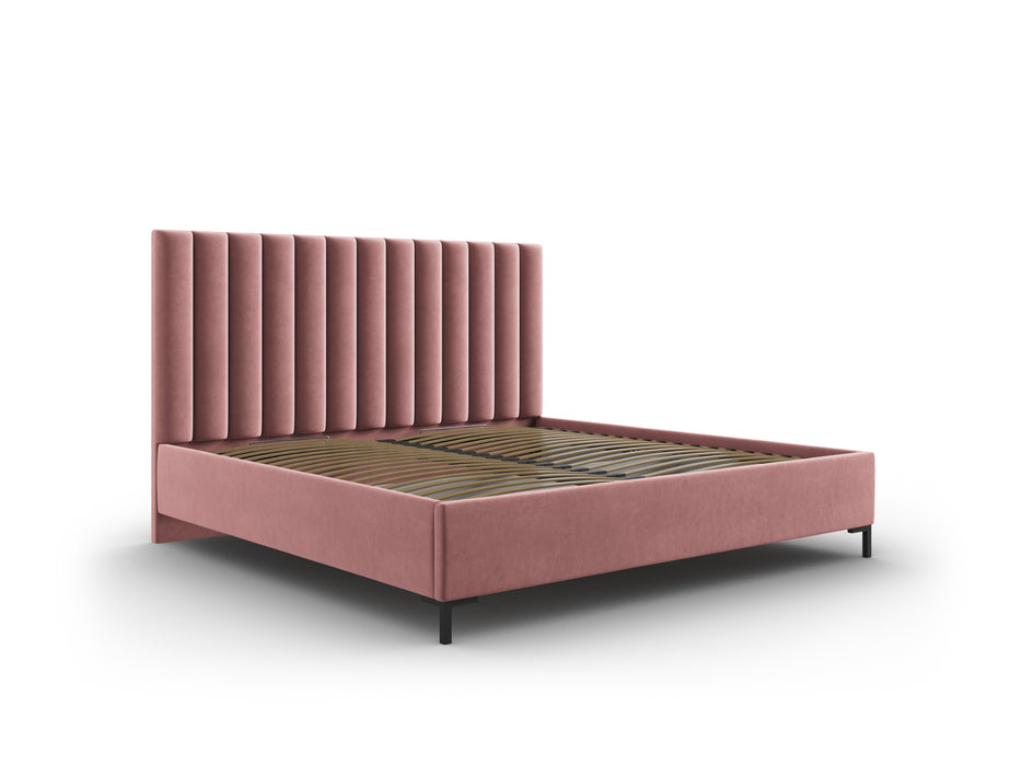 Velvet bed with bedding box Allison