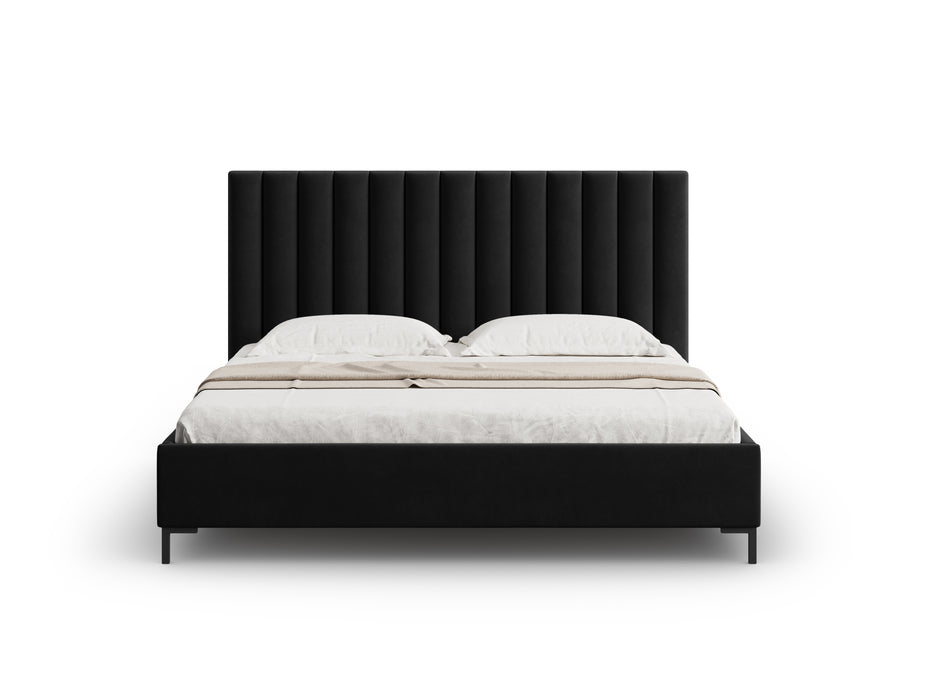 Velvet bed with bedding box Allison