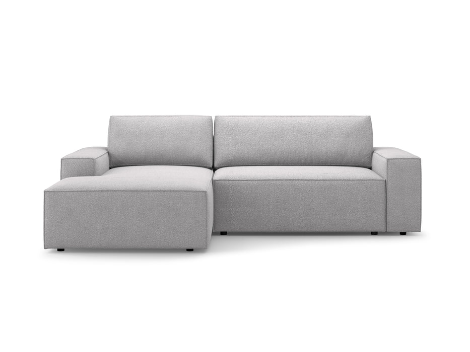 Kampinė bouclé sofa-lova su dėže Jodie