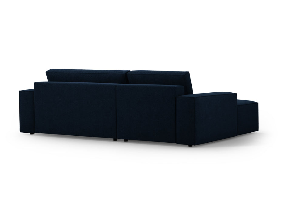 Kampinė bouclé sofa-lova su dėže Jodie