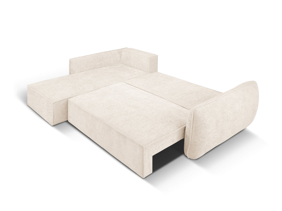 Keturvietė sofa-lova Kaelle su patalynės dėže