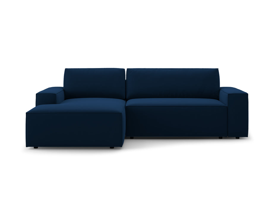 Velveto kampinė sofa-lova su dėže Jodie