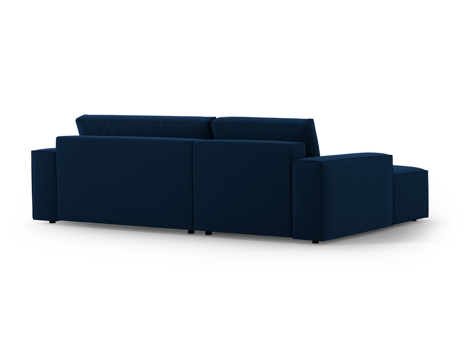 Velveto kampinė sofa-lova su dėže Jodie