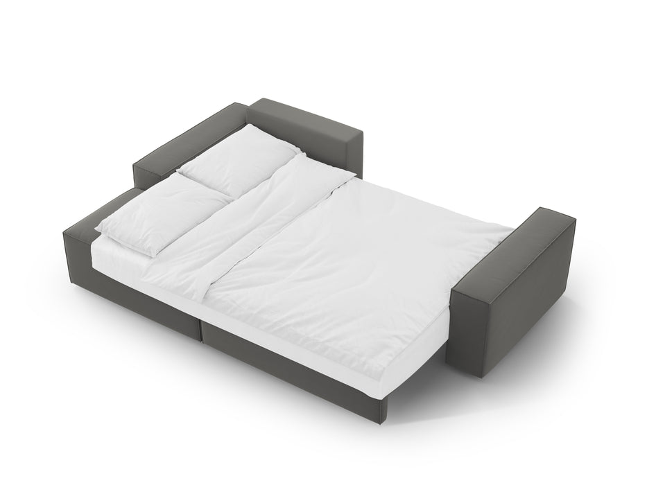 Velveto kampinė sofa-lova su dėže Jodie