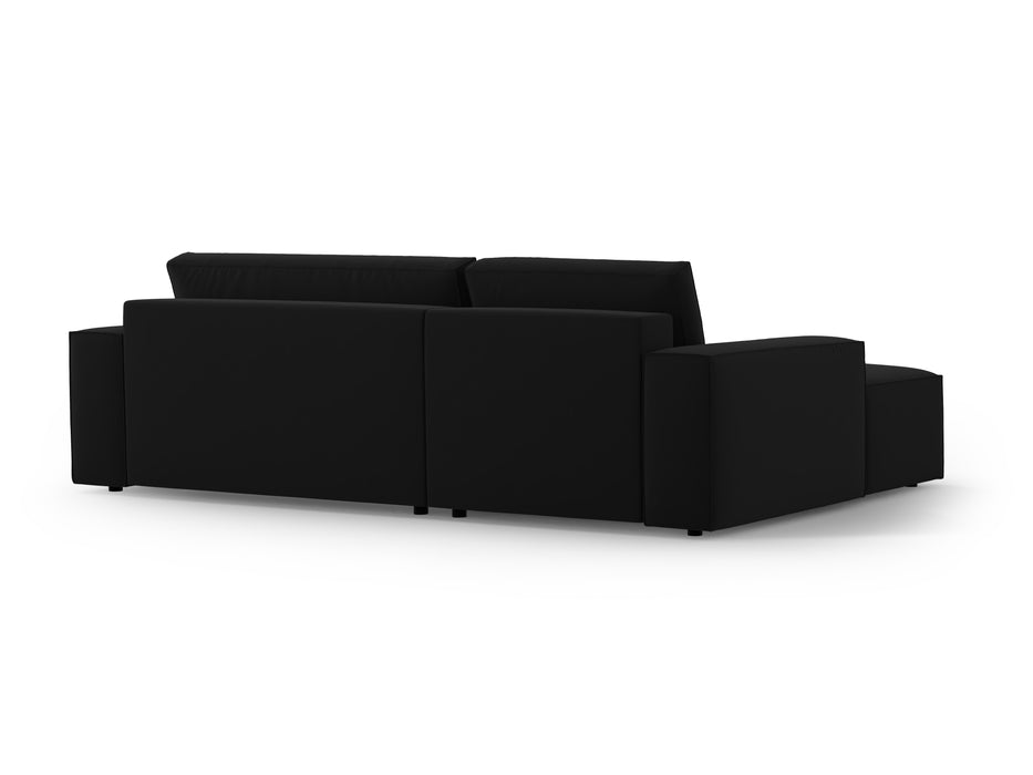Velveto kampinė sofa-lova su dėže Jodie