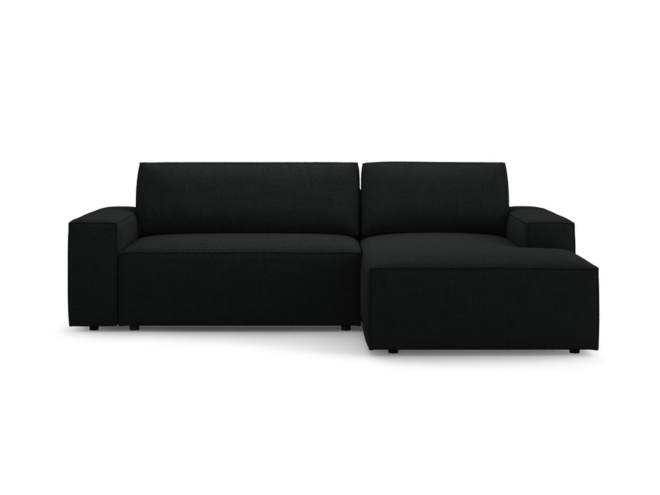Kampinė bouclé sofa-lova su dėže Jodie