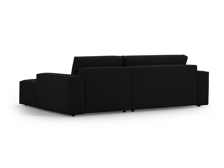 Kampinė bouclé sofa-lova su dėže Jodie