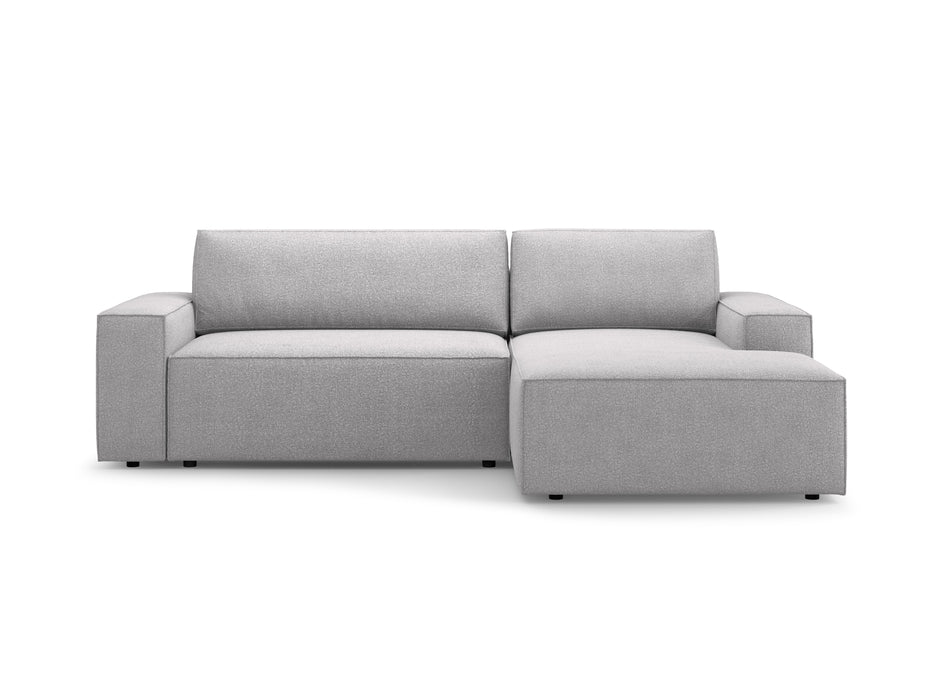 Kampinė bouclé sofa-lova su dėže Jodie