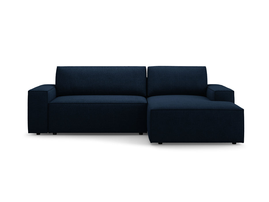 Kampinė bouclé sofa-lova su dėže Jodie
