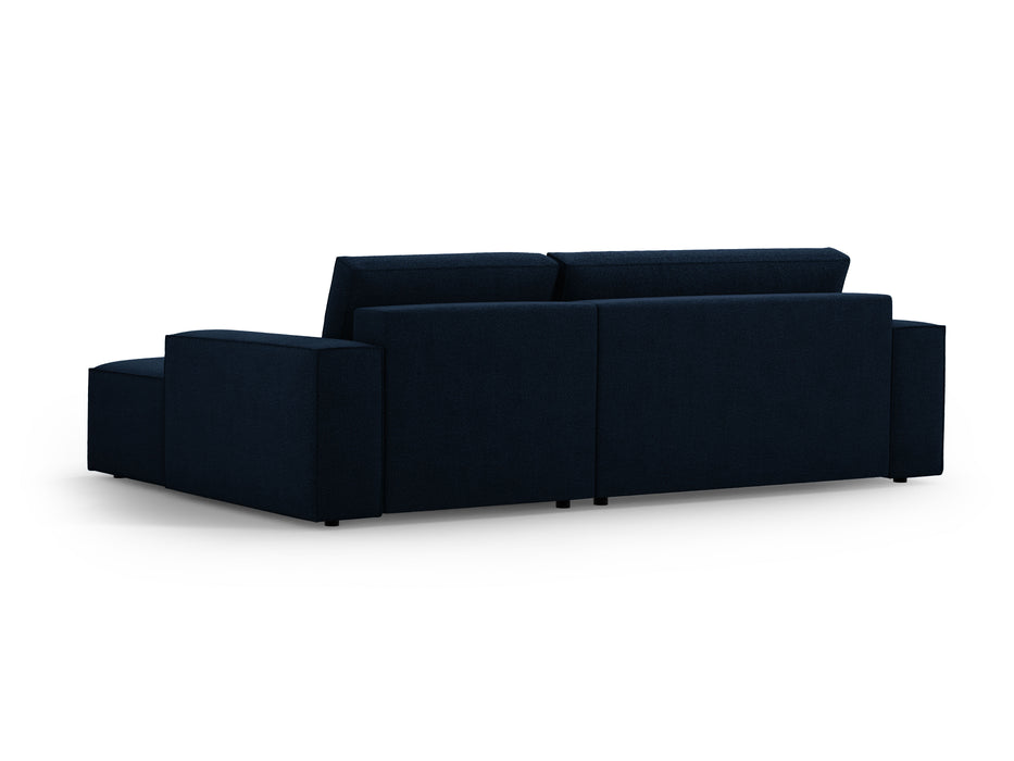 Kampinė bouclé sofa-lova su dėže Jodie