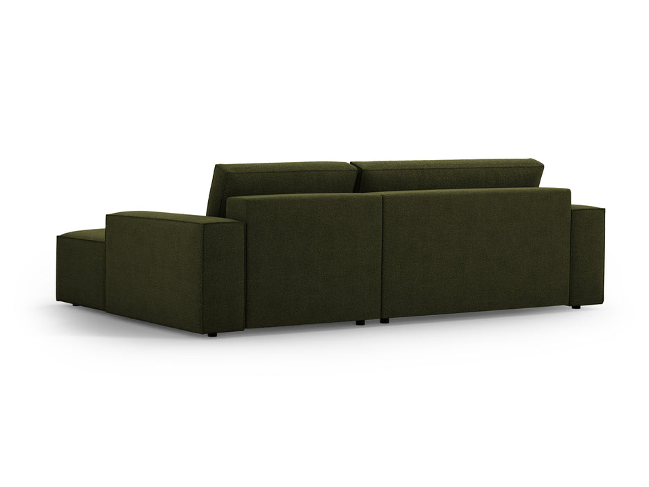 Kampinė bouclé sofa-lova su dėže Jodie