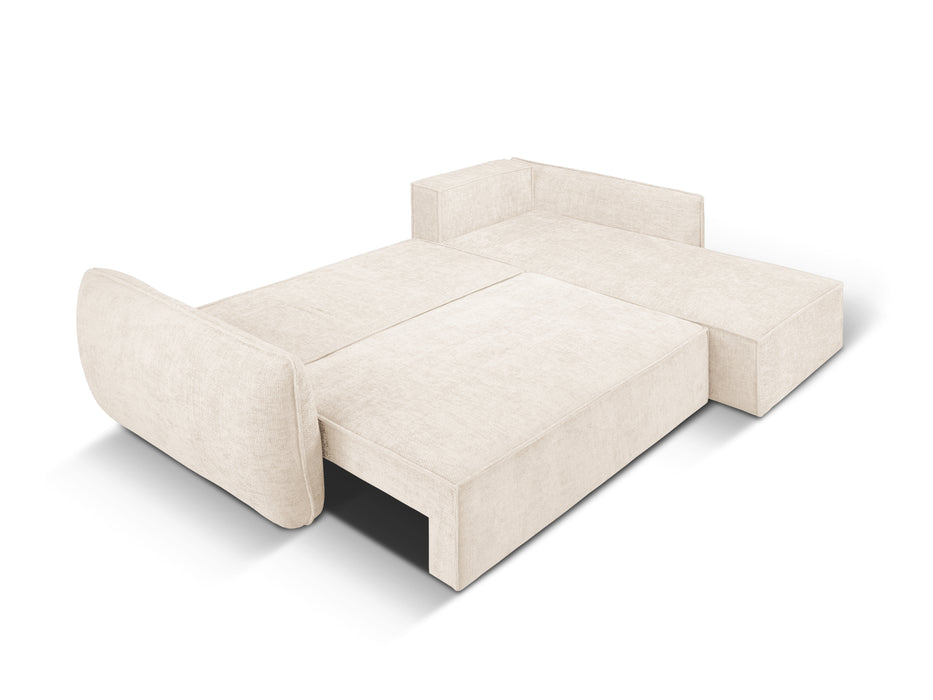 Keturvietė sofa-lova Kaelle su patalynės dėže