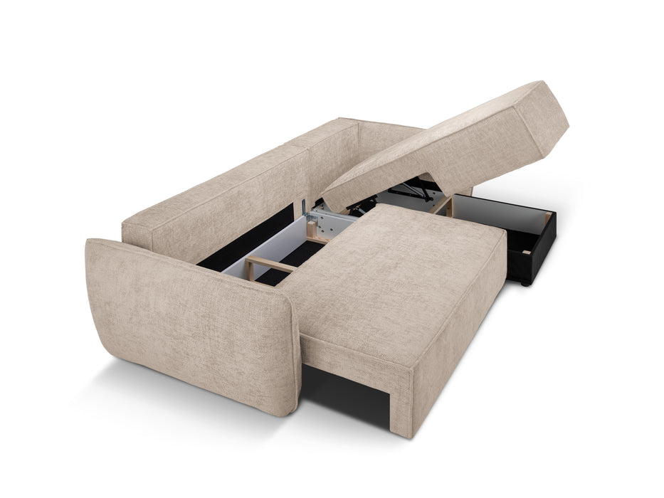Keturvietė sofa-lova Kaelle su patalynės dėže