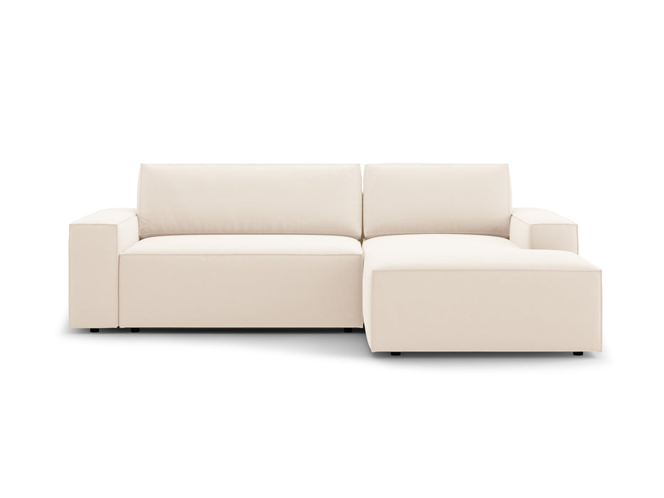 Velveto kampinė sofa-lova su dėže Jodie